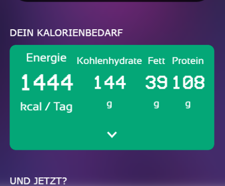 Intelligenter Nährstoffrechner